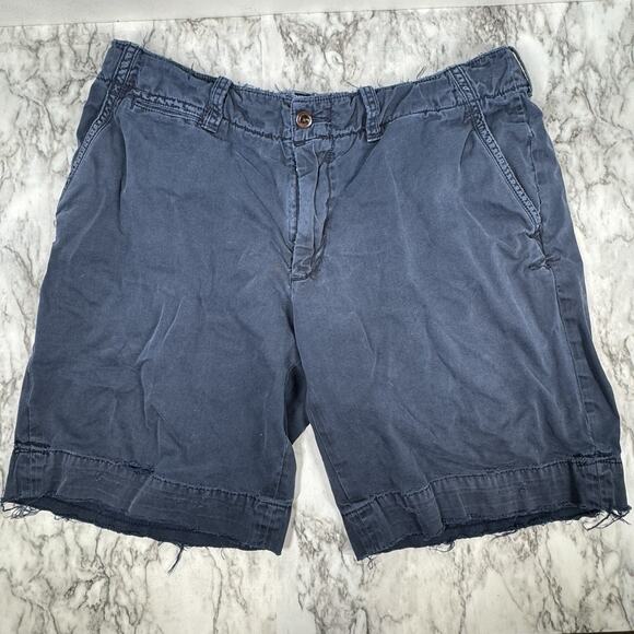 Polo Ralph Lauren Classic Fit Canvas Cargo Navy Blue Short Mens 36 x 10” - Picture 1 of 4